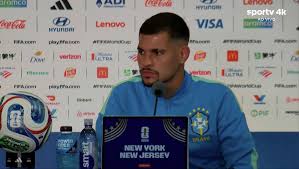 Bruno Guimarães rebate favoritismo do Brasil apontado por Haaland: "Ele é muito malandro"