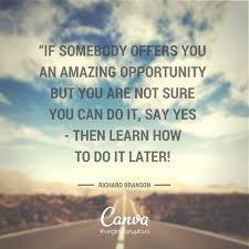If somebody offers you an amazing opportunity but you are not sure ... via Relatably.com