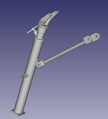 For sale nice jeep step machine gun mount pedestal , pintle ...