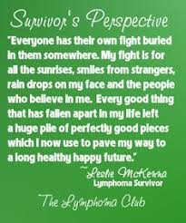 Cancer Survivor Quotes From The Lymphoma Club on Pinterest ... via Relatably.com