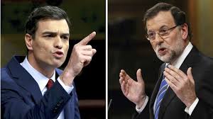 Resultado de imagen de pedro sanchez y mariano rajoy