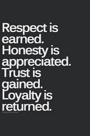 Daily Quotes: Respect Is Earned, Honesty Is Appreciated ~ Mactoons ... via Relatably.com