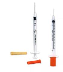 Insulin syringe - WEGO Medical - 1 ml / 0.5 ml / disposable