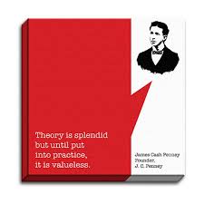 James Cash Penney - Startup Quotes - Canvas Print - The Maker&#39;s Market via Relatably.com