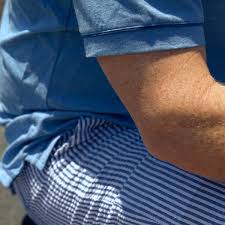 Men's Polos | Krewe Neck Luxe T-Shirt - Short Sleeve Mid-Blue | Haspel L - Product from haspel.com