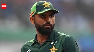 Fakhar Zaman batting for Pakistan in a 2026 ODI, cover drive under floodlights