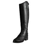 Black Leather Long Boots - Next