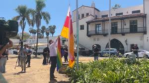 Santa Barbara raises Pride flag outside City Hall for first time, honoring local LGBTQ+ community and marking the start of Pride Week