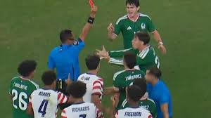 Mateo Chávez pierde la cabeza y deja al Tri con 10 ante Estados Unidos