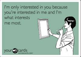 funny flirting ecard: i%27m only interested in you because you ... via Relatably.com