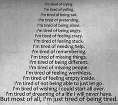 Emotionally Exhausted on Pinterest | Emotionally Drained Quotes ... via Relatably.com