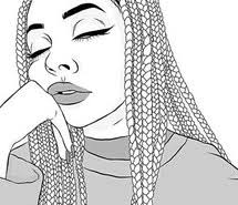 Résultat de recherche d'images pour "image swag fille dessin"