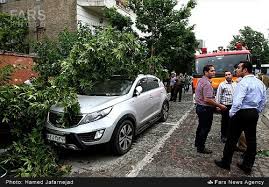 نتیجه تصویری برای طوفان تهران را درنوردید