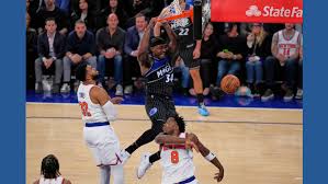 Magic snap Knicks' five-game win streak, hand them their first home loss with a 124-107 victory