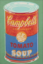 Résultat de recherche d'images pour "andy warhol Campbell's Soup"
