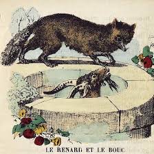 Résultat de recherche d'images pour "le renard et le bouc"