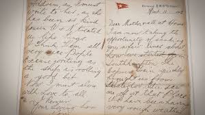 Teenager's Haunting Letter from the Titanic Surfaces