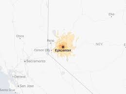 Mapa: un terremoto de magnitud 5,7 sacude Nevada