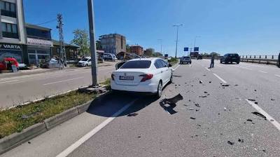 Sinop'ta araç büyükbaş hayvana çarptı İhlas Haber Ajansı