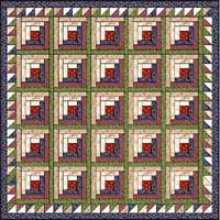 Image result for six inch log cabin quilt block