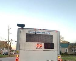 Image of TARC bus with a funny caption