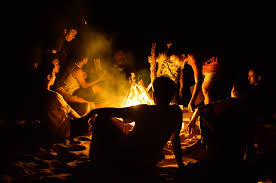 Image result for suasana pantai di malam hari