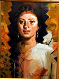 &quot;Untitled&quot; - Subrata Gangopadhyay. Acrylic on Canvas, 24&quot; x 20&quot; - subrata_gangopadhyay~untitled