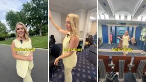 Karoline Leavitt's White House Tour Sparks Controversy