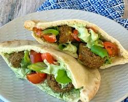 Image of Falafel in pita bread