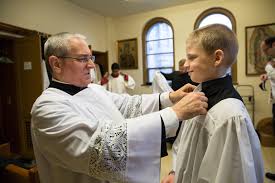 Image result for catholic school boys and priests
