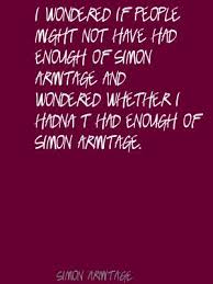 Simon Armitage Image Quotation #4 - QuotationOf . COM via Relatably.com