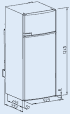 Built-In French door RefrigeratorFreezer BI-42UFDS