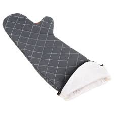 San Jamar 800FG24-BK 24" BestGuard™ Conventional Oven Mitt ...
