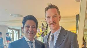 Sachin Tendulkar meets Benedict Cumberbatch at Wimbledon 2025: ‘Master of New York sanctum with Master of cricket’