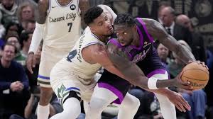 Giannis Antetokounmpo leading the Bucks against the Thunder