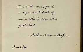 Inscribed copy of Sherlock Holmes&#39; debut book for sale - Telegraph via Relatably.com