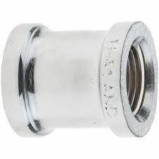 Merit Brass - Brass Pipe Coupling: 3/8" Fitting, Threaded ...