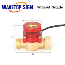 Water Flow Switch Sensor 5V A B 10mm for CO2 Laser Tube