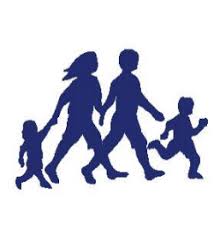 Picture of a small silhouette of a family