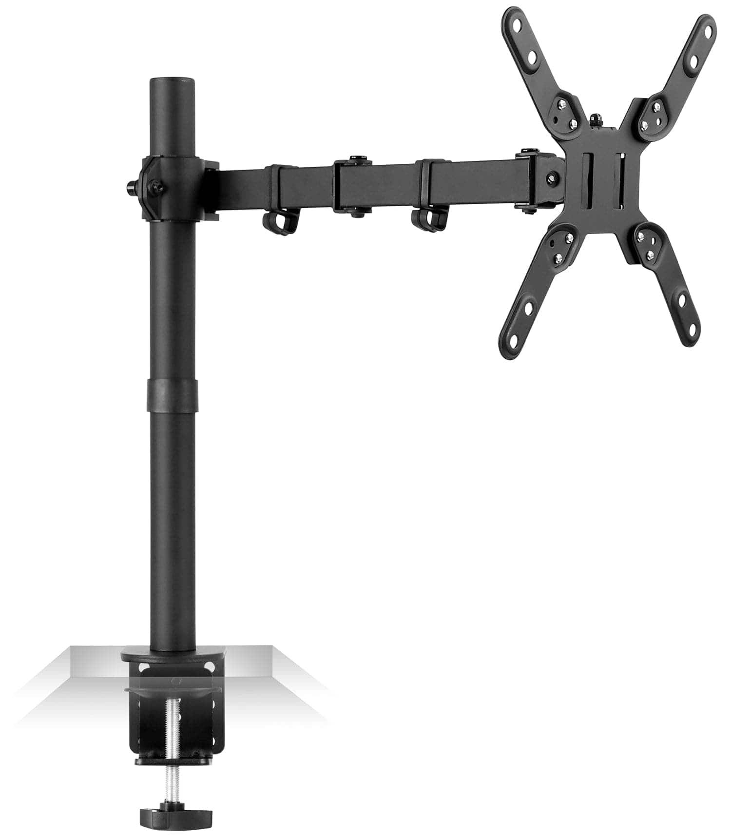 Mount-It Monitor Desk Mount MI-708 Large Single Fits 19-42 in Monitors