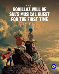 Gorillaz to Be Saturday Night Live's Musical Guest for the First Time Ever