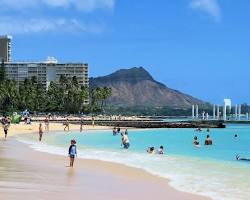 Duke Kahanamoku Beach, Oahu, Hawaii resmi