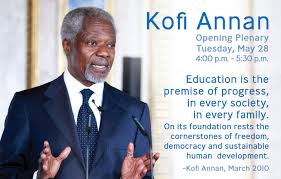 Kofi Annan Education Quotes. QuotesGram via Relatably.com
