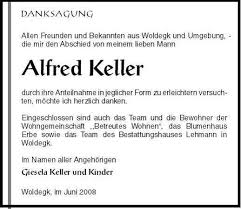 Alfred Keller-durch ihre Antei | Nordkurier Anzeigen