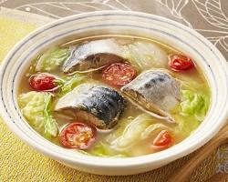 白菜のミソスープ