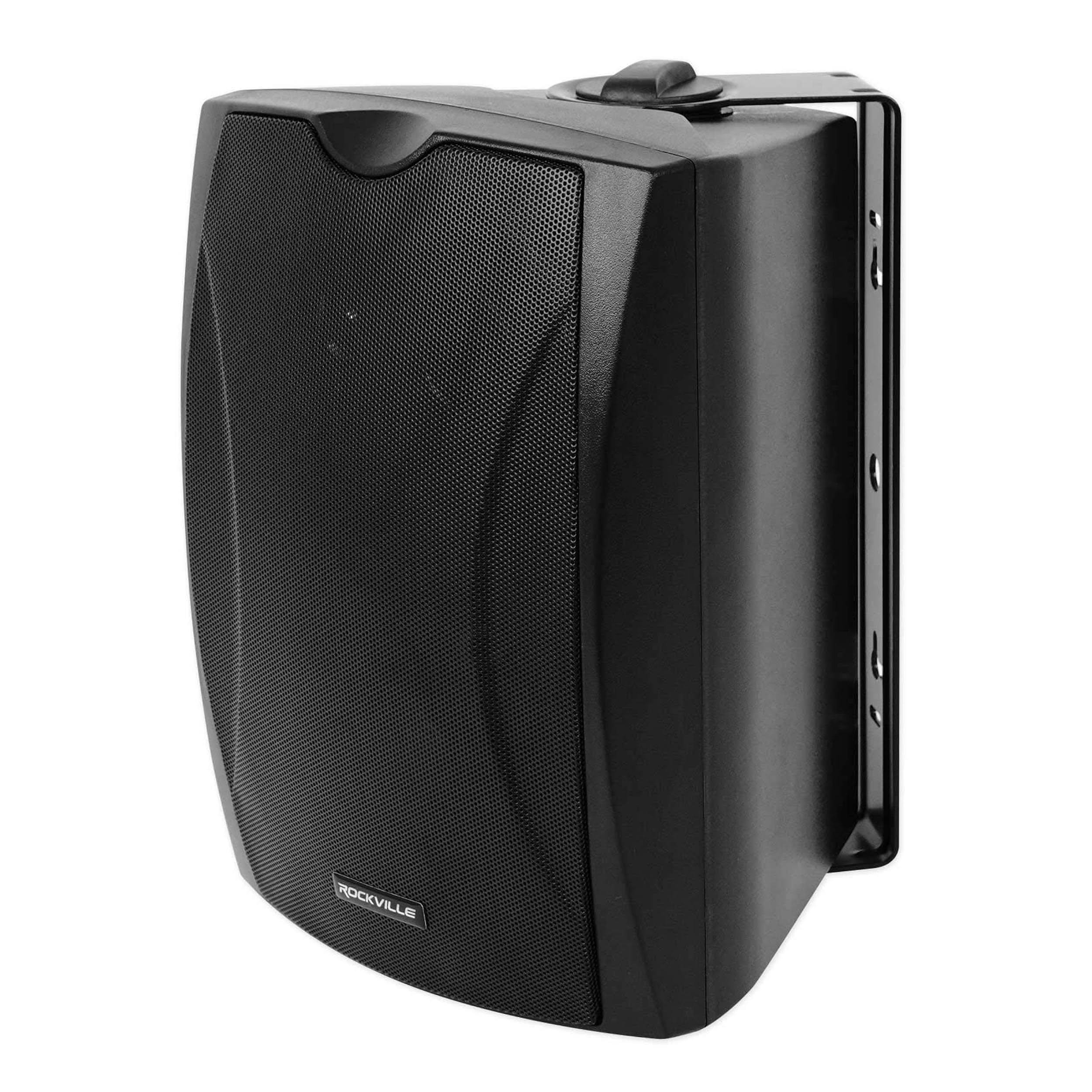 Rockville Wet-6b 70V 6.5" Ip55 Black Commercial Indoor/Outdoor Wall Speakers