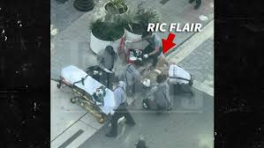 Ric Flair Rushed to Hospital After Falling Outside Restaurant in Florida - TMZ
