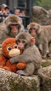 The baby monkey, Punch, was attacked again by an older ...