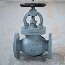 Marine Cast Steel Globe Valve JIS F7319 10K - Manual Control ...