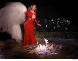 Image result for Mariah Carey burns N125m wedding dress